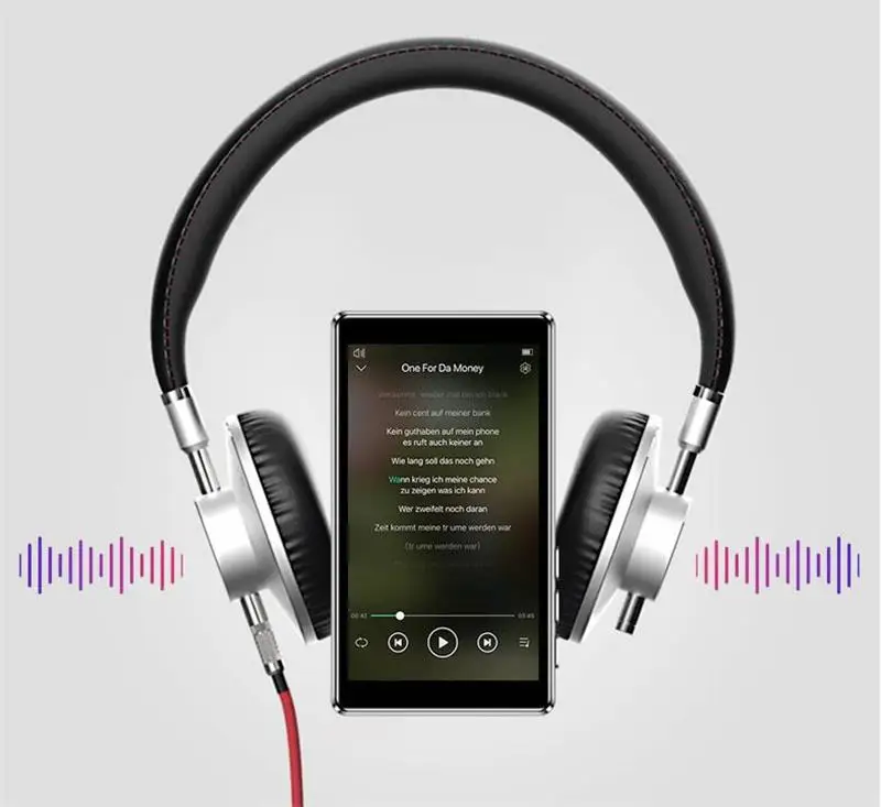 RUIZU D20 полноразмерный сенсорный экран MP3 плеер 8 Гб музыкальный Поддержка fm радио