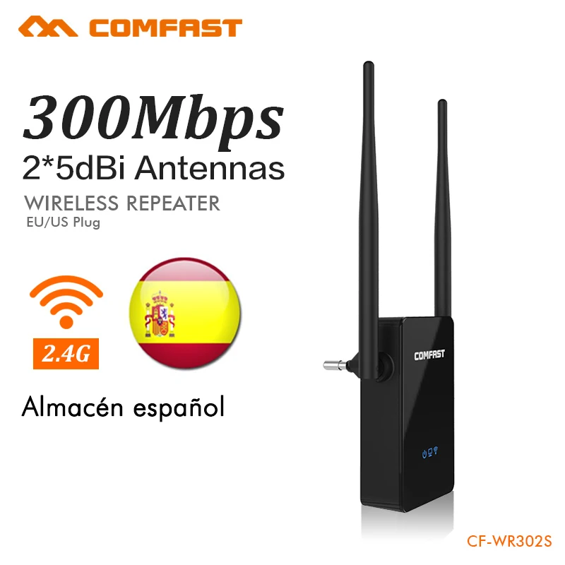 Spanish Warehouse Wireless Router Wi fi Repeater 300Mbps Wifi Router