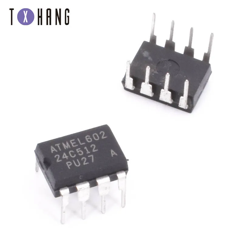 

1 PCS 24C512 AT24C512-10PI-2.7 AT24C512-10PU-2.7 DIP8 The new quality is very good work 100% of the IC chip