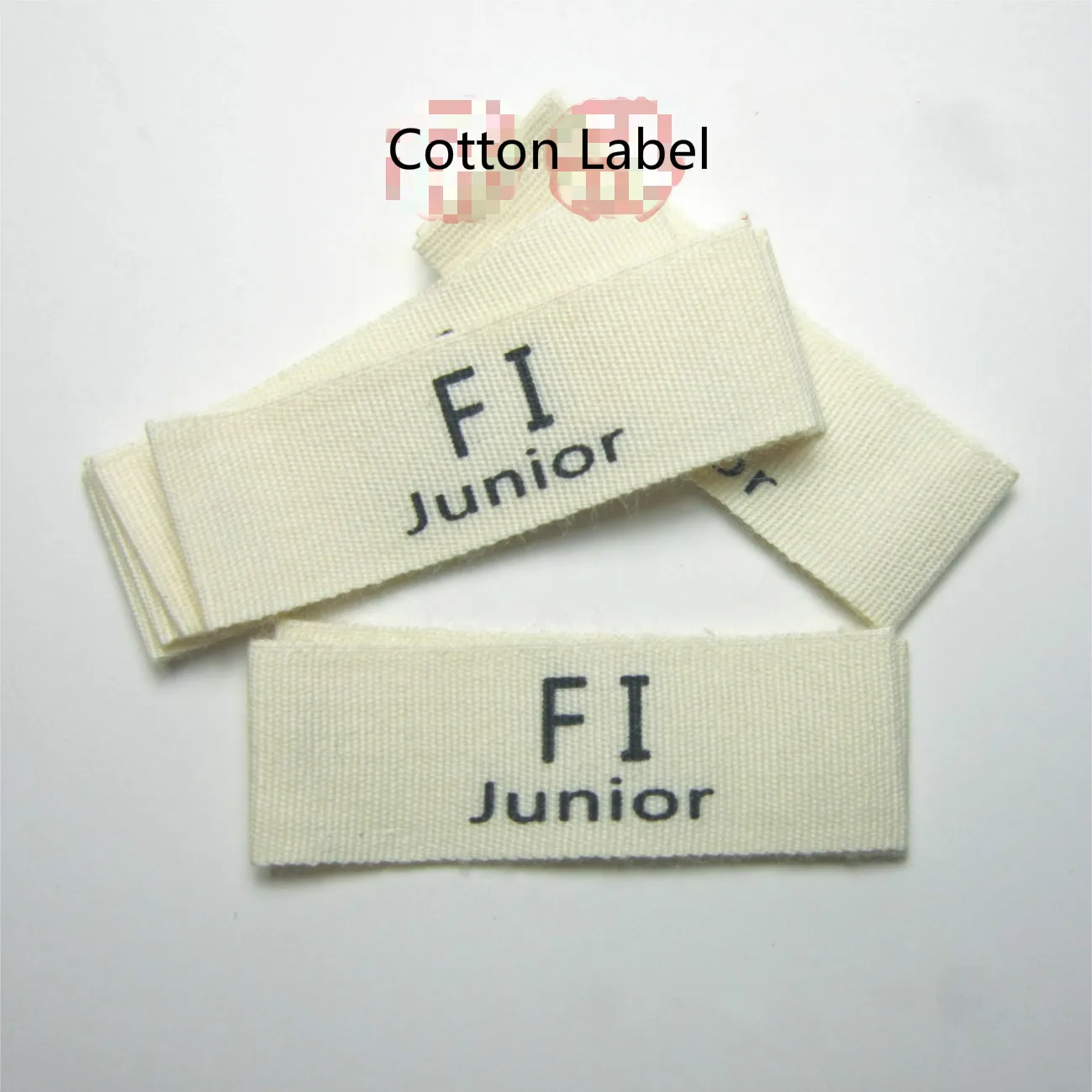 Customized 1000pcs/lot clothing labels , printed Cotton Label, Sewing Fabric printed cotton