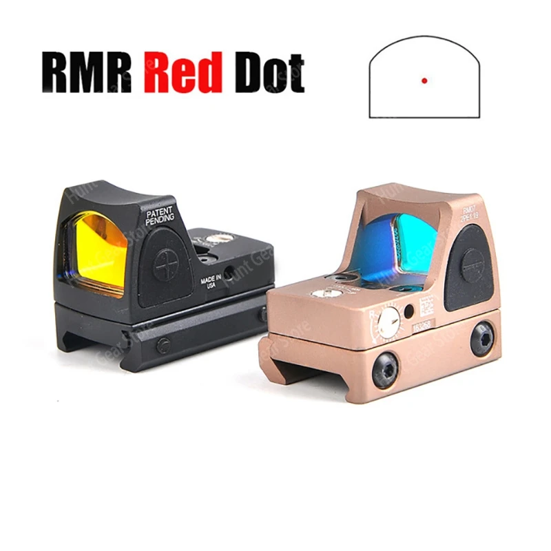 Тактический Red Dot прицел Коллиматорный прицел Регулируемый Красная точка Коллиматорный прицел 3,25 MOA сфера для охоты подходит 20 мм Пикатинни и страйкбольный пистолет