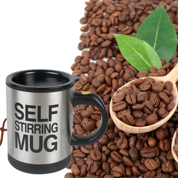 

350Ml Mug Automatic Electric Lazy Self Stirring Mug Automatic Coffee Milk Mixing Mug Tea Smart Stainless Steel Mix cup*