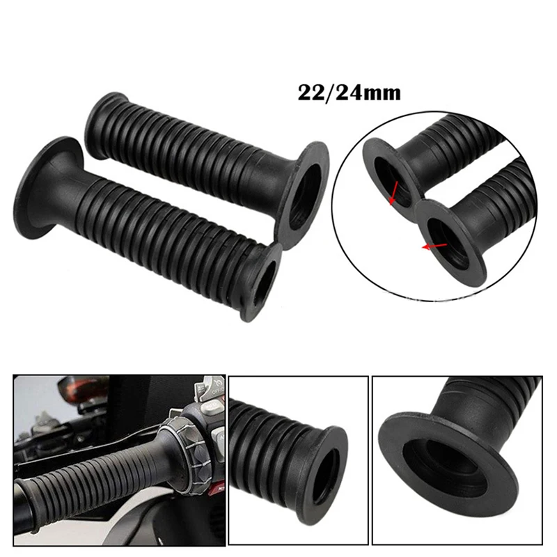 

Rubber Black Left and right Replacement Hand Grips Accessory Handle For BMW K1100RS R1100 Motorcycle Hand Bars