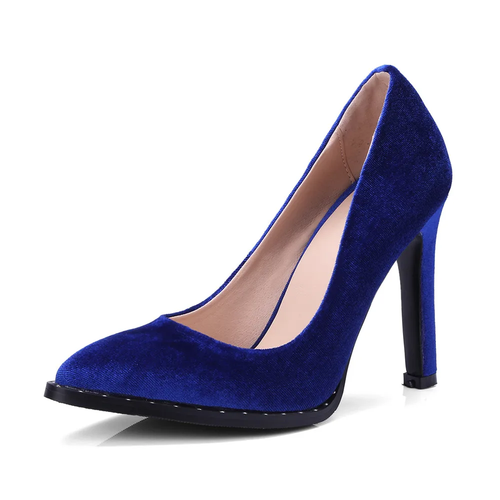 ASUMER black fashion spring autumn shoes woman pumps pointed toe shallow elegant thin heel women high heels shoes size 34-43