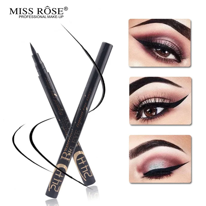 Brand 24hours waterproof Miss Rose Eyeliner Matte Waterproof Long