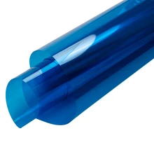 HOHOFILM 1,52x20 м небесно-голубая декоративная оконная пленка неотражающая оконная тонировка 60''x65. 6ft рулон оптом УФ-защита