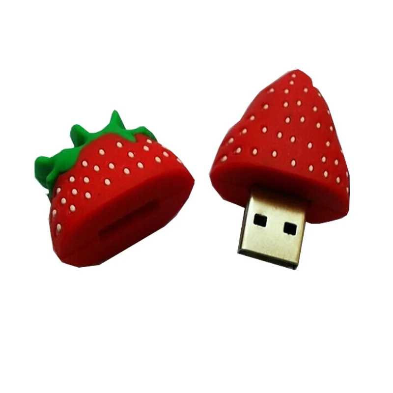 Cartoon Strawberry USB Flash Drive 4GB 8GB 16GB 32GB 64GB Cute Pen Drive Pendrive Flash U Stick USB 2.0 Memory Stick Hot Sale Cartoon Strawberry USB Flash Drive 4GB 8GB 16GB 32GB 64GB Cute Pen Drive Pendrive Flash U Stick USB 2.0 Memory Stick Hot Sale