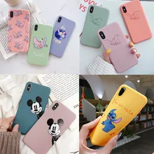 Чехол для iphone 7 силиконовый мягкий защитный чехол с Микки Маусом для iphone x xs max xr 6 6s 7 8 plus