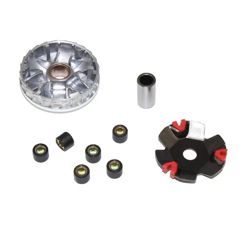 

Hot Racing Variator Kit with gram Roller 80cc Drive plate for Chinese Scooter Moped ATV 4-Stroke GY6 Engine Front Clutc