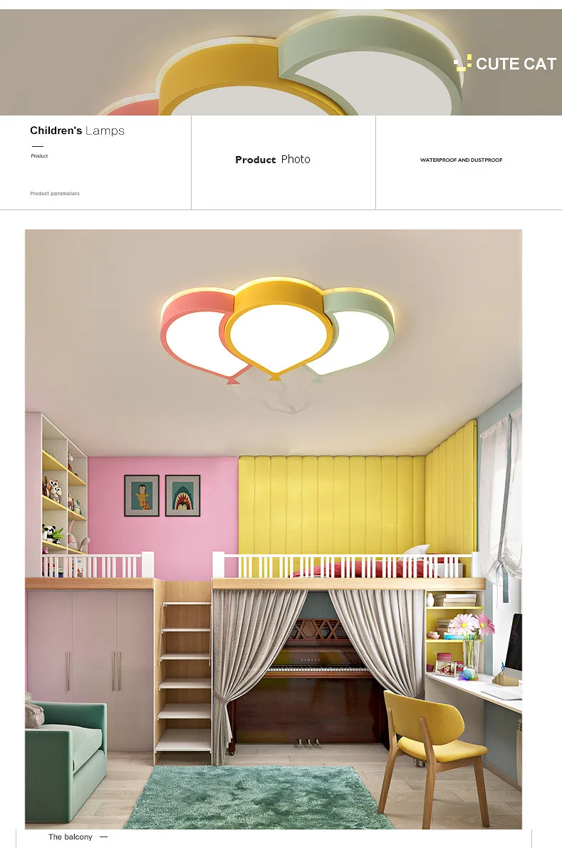 Современные светодиодные потолочные лампы, мультяшный шар, поверхностный монтаж, потолочный светильник для спальни, детской комнаты, домашний декор, светильник, светильники