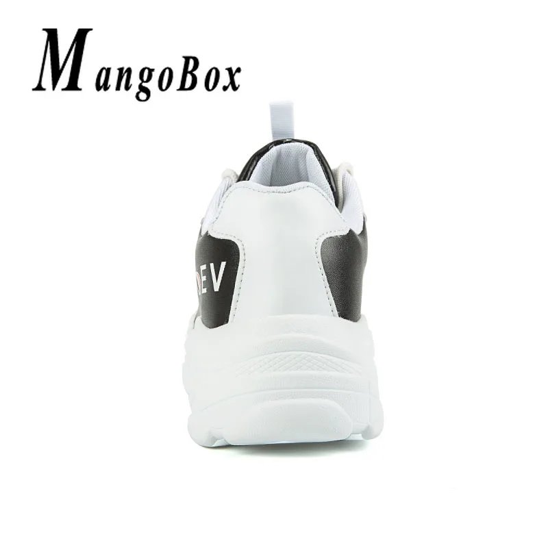Autumn Winter Men Running Footwear Comfortable Gym Outdoor Mens Shoes Leather Designer Shoes For Boy Thick Soled Gym Sneakers
