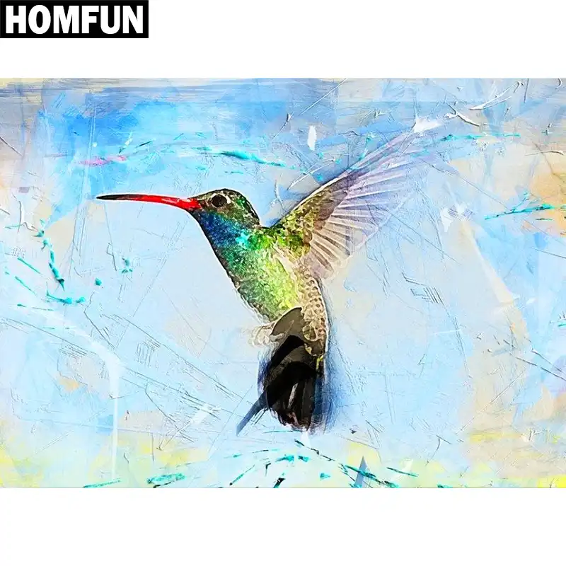 5D DIY Full Drill Diamond Painting Hummingbird Home Decor Kits Embroidery Gifts