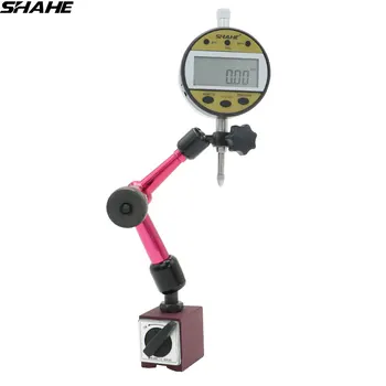 

shahe 1 Set Precision Digital Dial Indicator 0-10 mm with flexible stand Magnetic base stand fine-adjustment