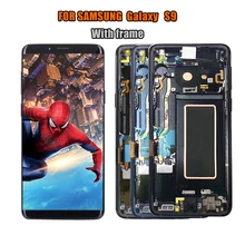 Супер AMOLED ЖК дисплей для samsung Galaxy S9 G960F G960U G960 S9 дисплей сенсорный экран в сборе+ рамка 5," Замена+ Инструменты