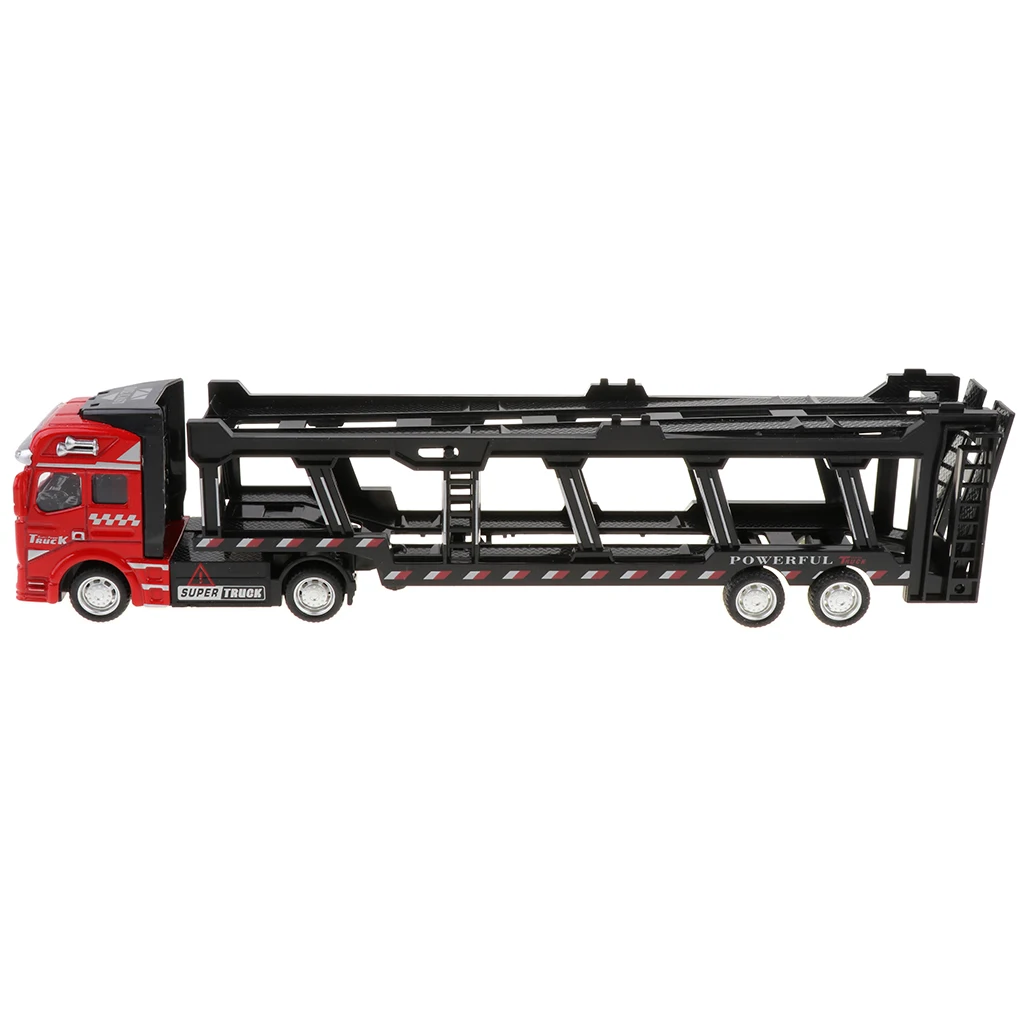 

1:50 Die-Cast Toy Friction Powered Metal Transport Car Carrier Truck Toy for Boys and Girls
