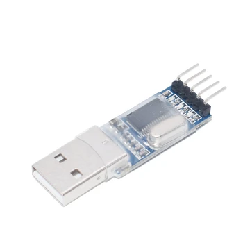 

50pcs USB to TTL / USB-TTL / STC microcontroller programmer / PL2303 in nine upgrades plate with a transparent cover PL2303HX