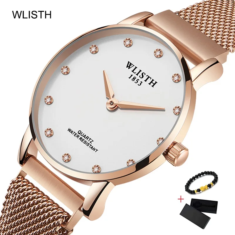 

WLISTH Magnet Buckle Women Bracelet Watches Luxury Small Ladies Wrist Watch Female Dress Clock Diamond reloj mujer 2019