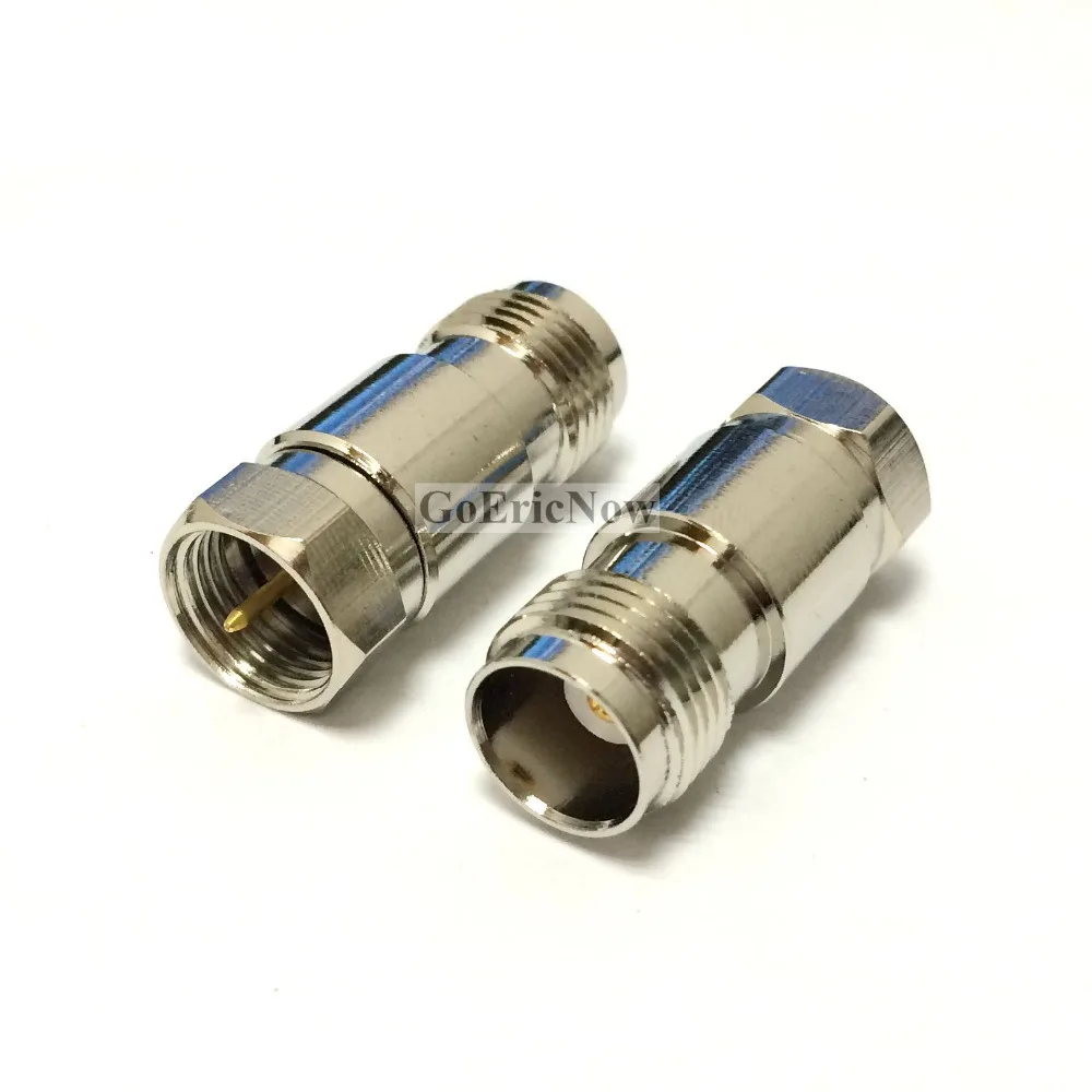 

10 pcs RF Coaxial TNC Female to F Male Connector Adapter Plug