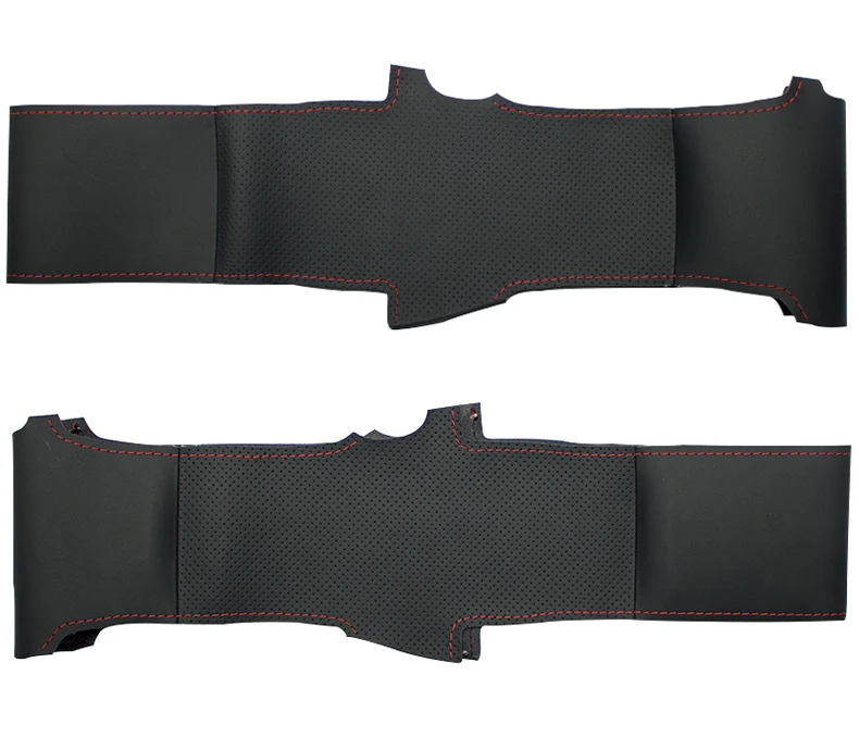 MEWANT-for-Volvo S80 2004 2005 XC70 2004-2005-2006-2007 Black Artificial Leather Auto Steering Wheel Covers Accessories