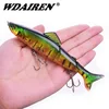 Haute Qualité Grande Taille Leurre Appât De Poisson 3 Sections Articulé Leurre 12.5 cm 17.5g Naufrage Wobbler Vibration Appât Swimbait matériel de pêche ► Photo 1/6