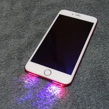 Hot Speaker LED Light Glow Night Cool Flash Light Sensor Cable For IPhone 6 6plus 6s 6S PLUS 7 7 PLUS 8 led light