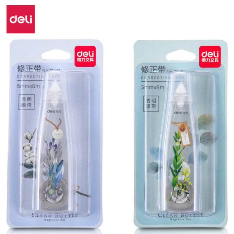 Deli Correction Tapes Roller 5mm Cute White Sticker School Student Writing Error Tape Pupils Modify Tools | Канцтовары для офиса и