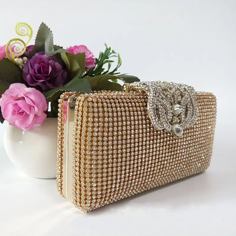 Dazzling Rhinestone Encrusted Evening bag Clutch Purse Party Bridal Prom Dazzling Rhinestone Encrusted Evening bag Clutch Purse Party Bridal Prom