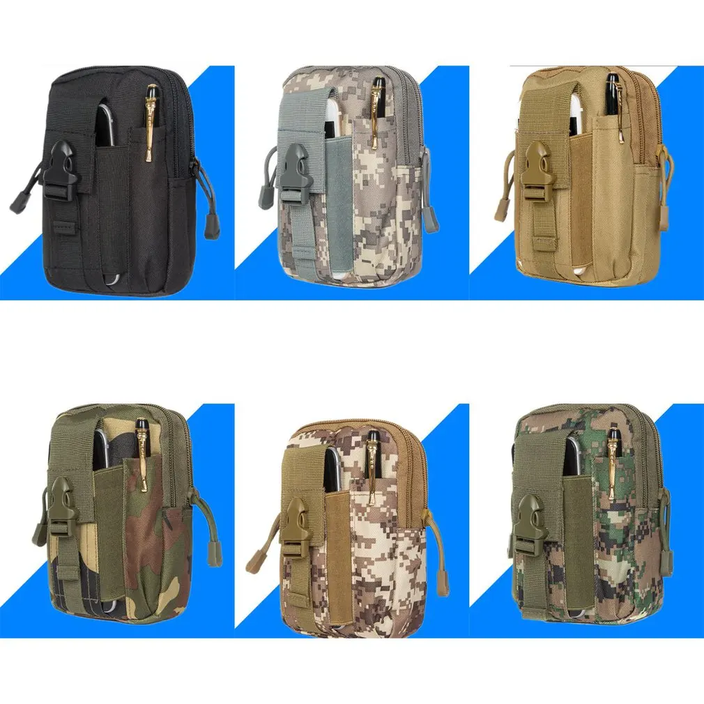 

Tactical Molle Pouch EDC Utility Running Waist Belt Gadget Gear Bag Tool Organizer with Cell Phone Holster Holder Hot Sale