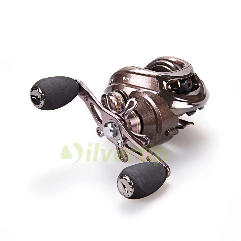 

Free Shipping DMK 12+1 BB 6.3:1 Right Left Hand Baitcasting Fishing Reel Bait Casting Baitcaster Spider Brown