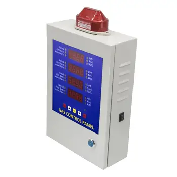 

BH-50 4-channel Gas Monitor System Alarm Controller Detector LED Display Intelligent System Zero Calibration On Line