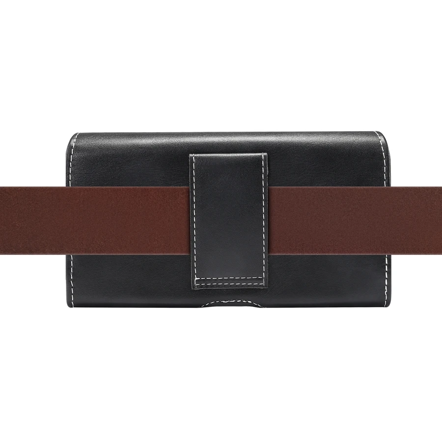 Premium Universal Leather Belt Holster Waist Bag