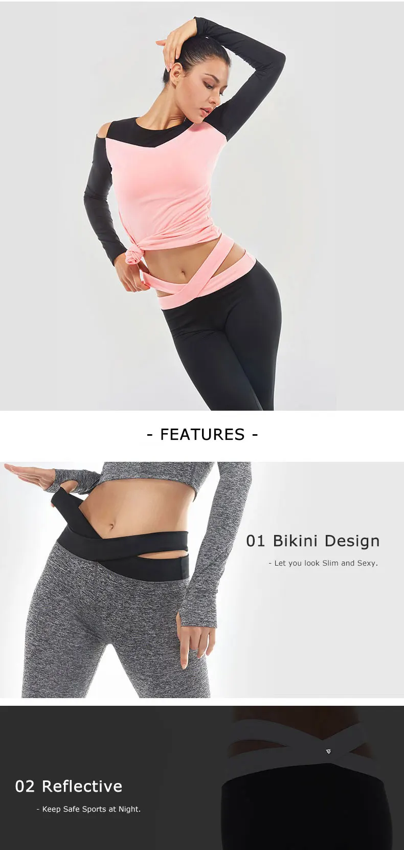 VANSYDICAL Leggings Women Sexy Yoga Pants Sports Pants Elastic Fitness Pants Workout Running Tight Sport Legging Female Trousers 12