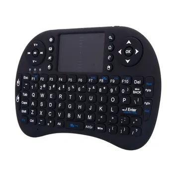 

SOONHUA i8 Classic Keyboard Controller Mini Wireless Keyboards Touchpad Black Keyboard Controllers With 2.4G Receiver Adapter