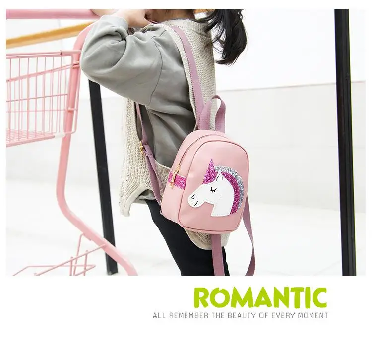 para meninas dos desenhos animados lantejoulas mochila