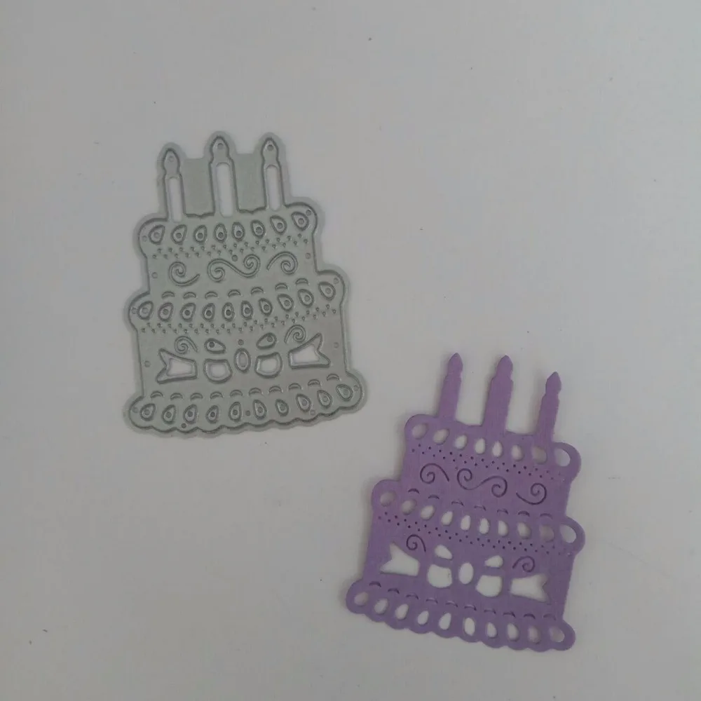 

Birthday Cake Metal Die Cutting Dies Scrapbooking Embossing Folder Suit For Cutting Machine