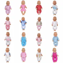 Doll Jump Suits Fit For 43cm Baby Born Zapf Doll Reborn Baby Clothes