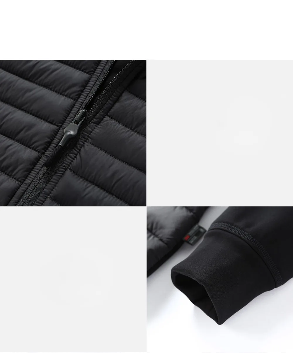 Xiaomi Uleemark Men cotton-padded clothes Sports series Winter Autumn outdoor Spliced sportswear Camping Male Jacket Coat (14)