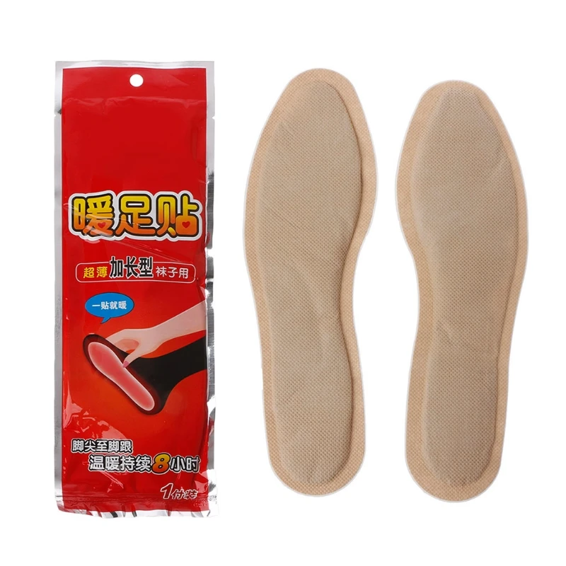 1Pair Warm Feet Warm Paste Body Warmer Stick Lasting Heat Patch Keep
