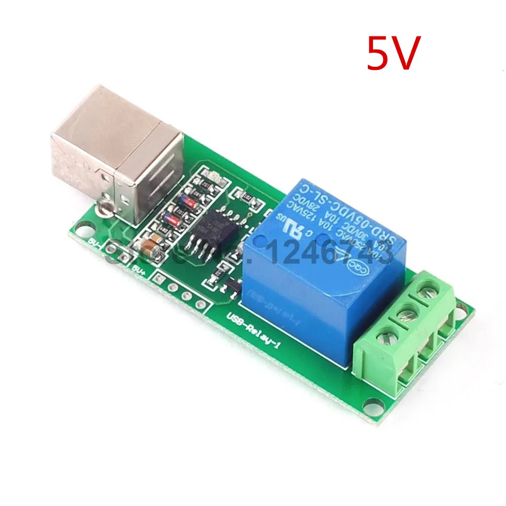 1 канал USB реле 5V программируемый компьютерный контроль для умного дома 1CH Модуль