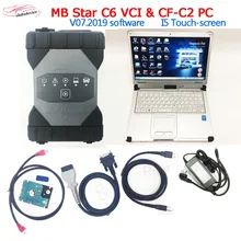 MB Star C6 Диагностика VCI мультиплексор Поддержка CAN/DOIP протокол программного обеспечения в CFC2 i5 сенсорный планшет C6 обновление MB star C4/C5