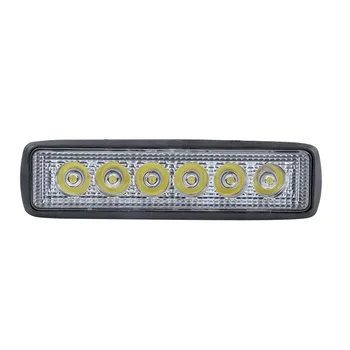 

6 Inch 18W LED Work Light Bar For 4WD SUV Driving Boat Led 12V 6000k Auto Led Beams Sport Offroad Fog Lamp Worklight Car-Styling