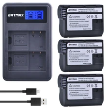 3Pcs EN EL15 ENEL15 EN EL15 Battery LCD Dual Charger for Nikon D500 D600 D610 D750