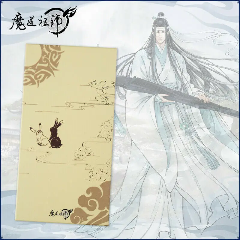 Аниме Grandmaster of Demonic культивирование Lan Wangji Wei Wuxian BL металлическая Закладка Косплей Подарки