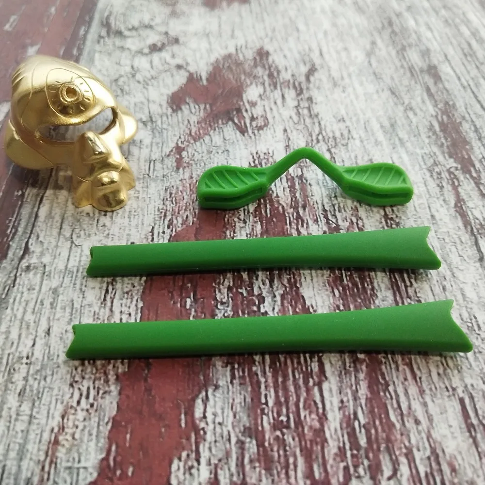 

Glintbay Dark Green Rubber Replacement Ear Socks & Nose Piece for Oakley Radar Path Range Edge Sunglasses