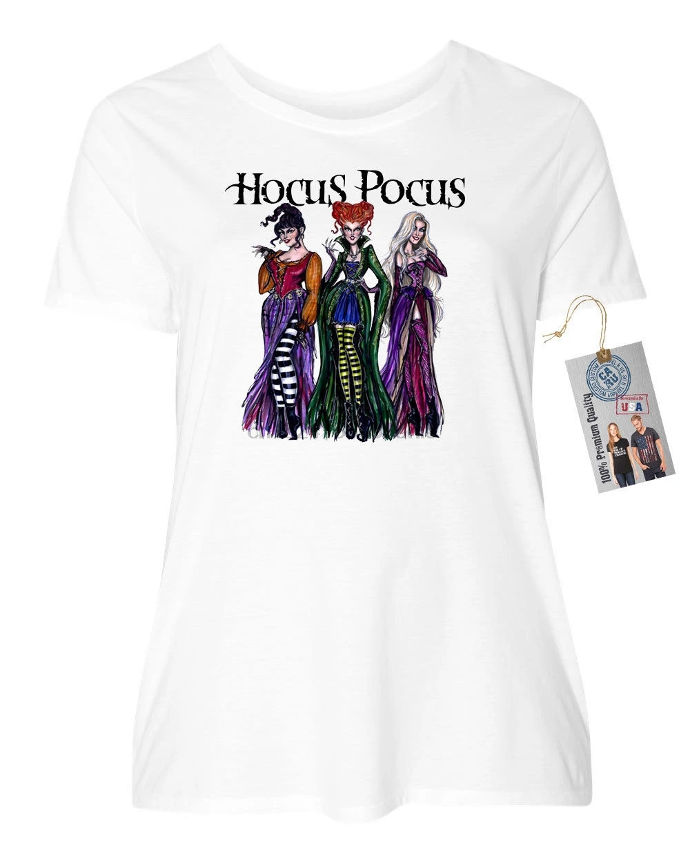 

Womens Plus Size Short Sleeve Shirt Hocus Pocus Shirt Sanderson Sisters