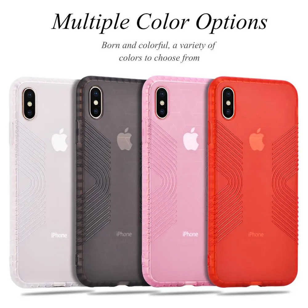 

Conelz For iPhone X XS XR XS MAX Case Candy Color TPU Soft Shell Protective Case Creative Phone Cover for iPhone 6 7 8 6P 7P 8P