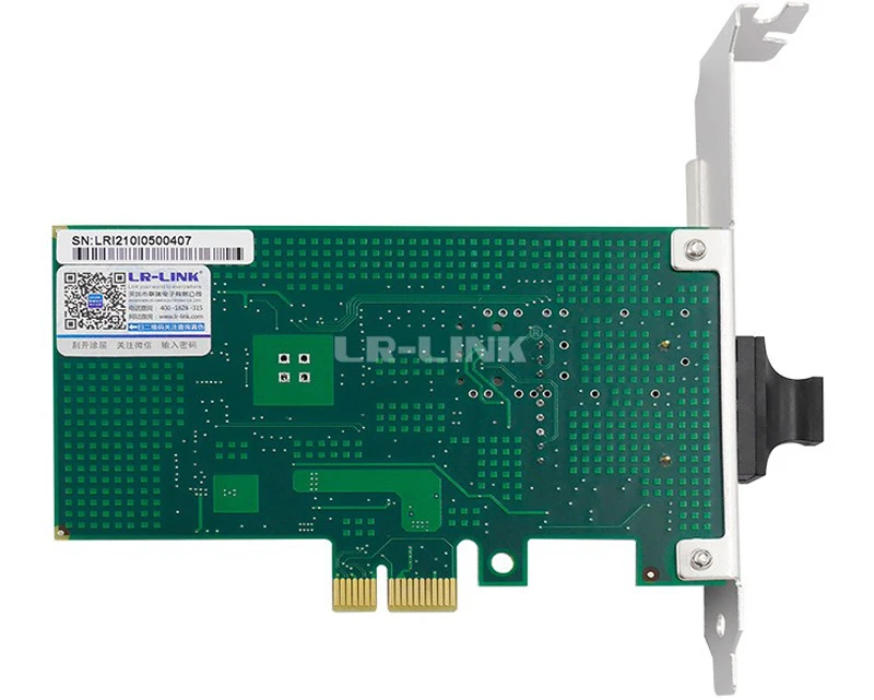 LR-LINK 6230PF-LX PCI Express сетевая карта Ethernet-коммутатор для подключения оптоволоконного кабеля оптический сетевой адаптер SMF Настольный ПК Intel I210