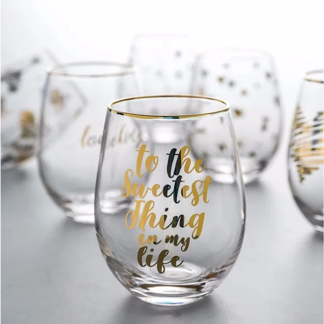 New Crystal Big Belly Egg Wedding Wine Glass Trace Gold Letter Whiskey Glasses Beer Cocktail Cup New Crystal Big Belly Egg Wedding Wine Glass Trace Gold Letter Whiskey Glasses Beer Cocktail Cup
