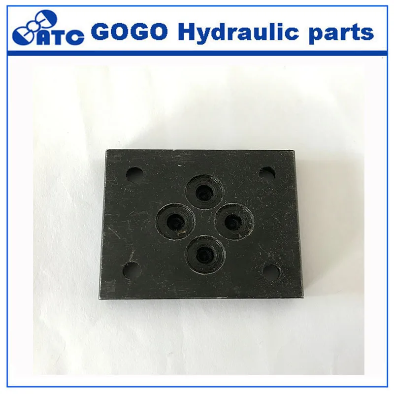 

Hydraulic solenoid valve block cover Manifold Vavle Plate DN6