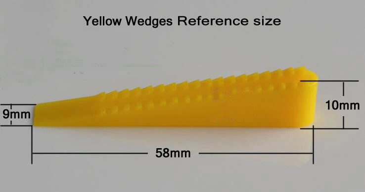 

Tile leveling system FG1(Wedges) for thickness of 9mm to 13mm tile sold by bag 100pcs/bag(Wedges)